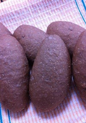 ゴマとナッツの米粉ココアパン-レシピのメイン写真
