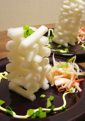 大根サラダ　ジェンガ風-レシピのメイン写真