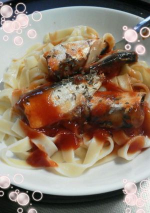 簡単♪生フィットチーネオイルサーディン-レシピのメイン写真