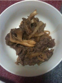 牛肉とまいたけのしぐれ煮-レシピのメイン写真