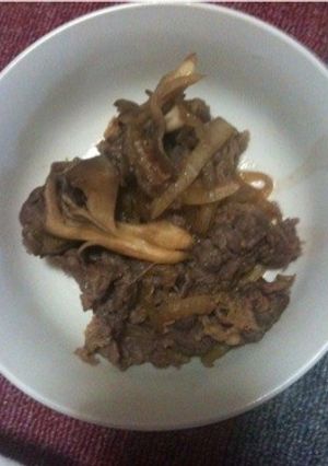 牛肉とまいたけのしぐれ煮-レシピのメイン写真