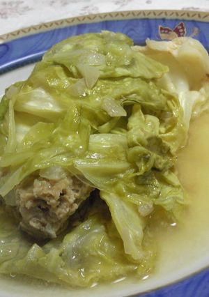 レンジで簡単!節約巻かないロールキャベツ-レシピのメイン写真