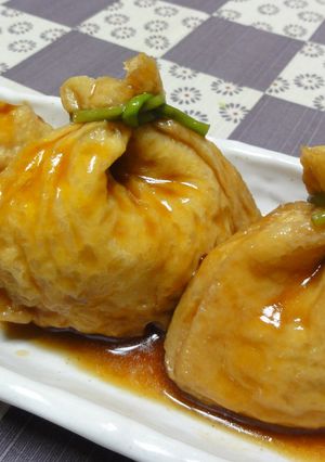 ふわぁ＆とろ～り巾着の甘辛煮！-レシピのメイン写真