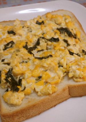 朝食に♪たまごの海苔マヨトースト◎-レシピのメイン写真