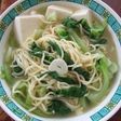 青梗菜と豆腐のちゃんぽん