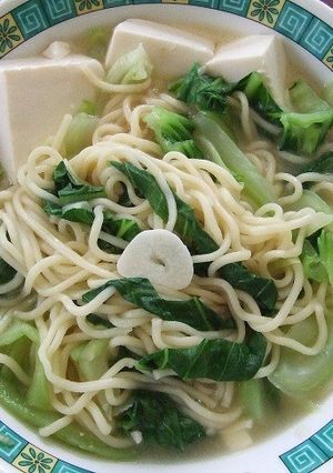 青梗菜と豆腐のちゃんぽん-レシピのメイン写真