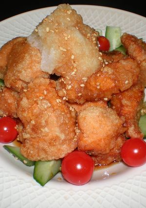鮭のザンギ　～ポン酢醤油かけ～-レシピのメイン写真