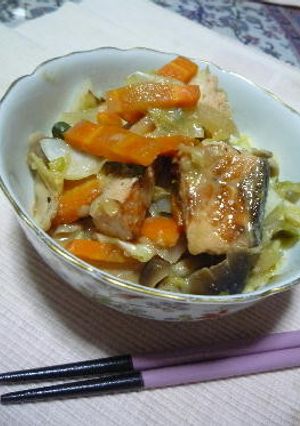 フライパンで　鮭のチャンチャン焼き風-レシピのメイン写真