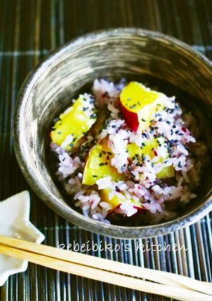 ほんのり彩り豊かな♡さつま芋のご飯-レシピのメイン写真
