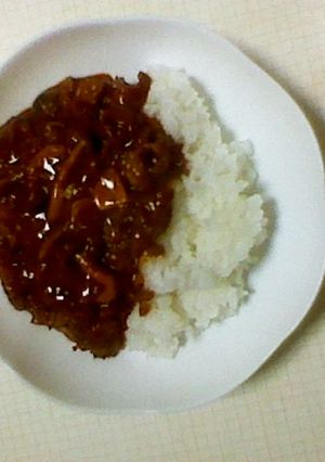 ☆フライパンで超簡単きのこハヤシライス☆-レシピのメイン写真