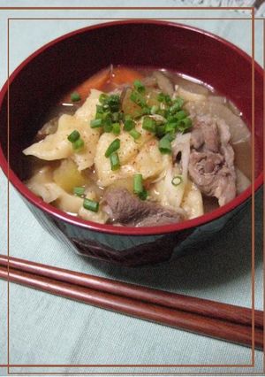 牛乳で作るすいとん-レシピのメイン写真