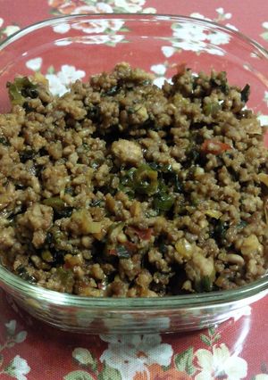 豚ひき肉のピリ辛炒め-レシピのメイン写真