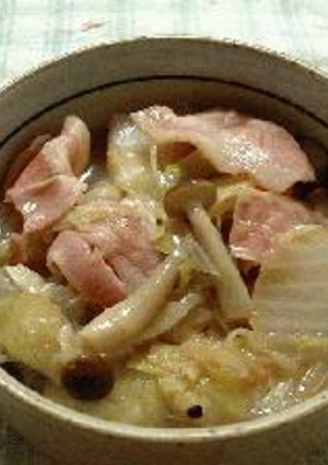 白菜とベーコンのスープ煮-レシピのメイン写真