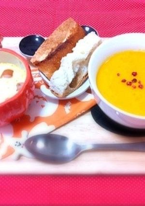 かぼちゃのクリームコーンスープ-レシピのメイン写真