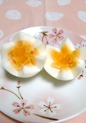 ♡お弁当に☺チューリップのゆでたまご♡-レシピのメイン写真
