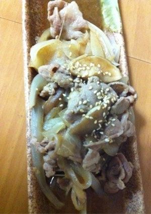 八丁味噌の生姜焼き-レシピのメイン写真