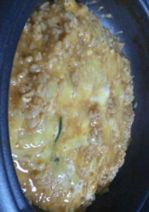 〆はｺﾚ!!!キムチチーズ雑炊-レシピのメイン写真