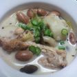 手羽元と金時豆の野菜ミルクスープ