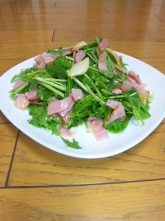 水菜のサラダ-レシピのメイン写真
