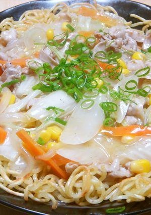 ♡ちゃんぽんＤＥお手軽皿うどん♡-レシピのメイン写真