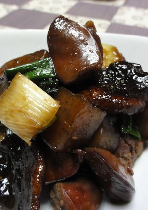 鶏レバーでの五目煮！-レシピのメイン写真
