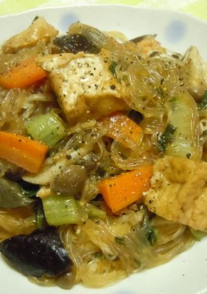 厚揚げと春雨の中華スープ煮-レシピのメイン写真