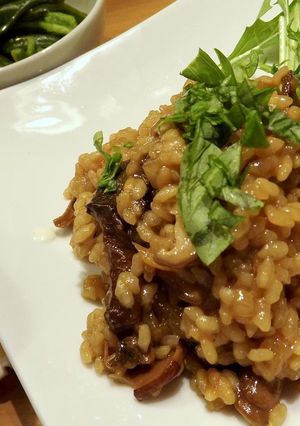ルクエで簡単にポルチーニリゾット-レシピのメイン写真
