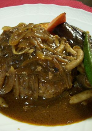 煮込みハンバーグ-レシピのメイン写真