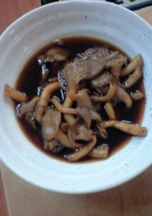 ひらたけの醤油煮-レシピのメイン写真