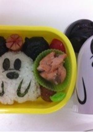 キャラ弁 ハロウィンミッキー-レシピのメイン写真