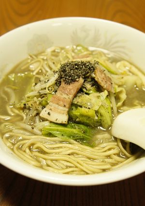 野菜たっぷり！香味黒ちゃんぽん。-レシピのメイン写真