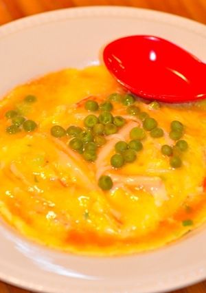 野菜ジュースde天津飯♪-レシピのメイン写真