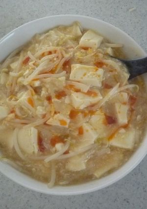 酸辣湯チャンポン-レシピのメイン写真