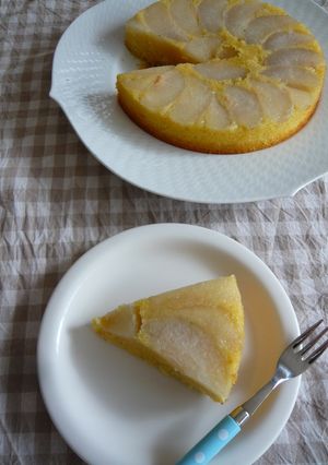 **ホットケーキミックスde梨ケーキ**-レシピのメイン写真