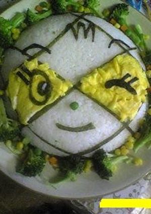 メロンパンナちゃん酢飯-レシピのメイン写真