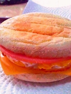 朝マック風!人気のエッグマフィン-レシピのメイン写真