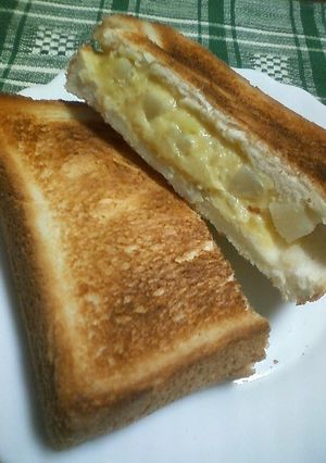 ホットサンド　洋ナシ＆スイートポテトin-レシピのメイン写真