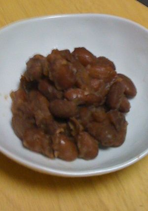 甘さ控え目♪皮も柔らか煮豆～保温調理で-レシピのメイン写真