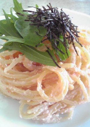 とろとろソース明太子クリームパスタ-レシピのメイン写真