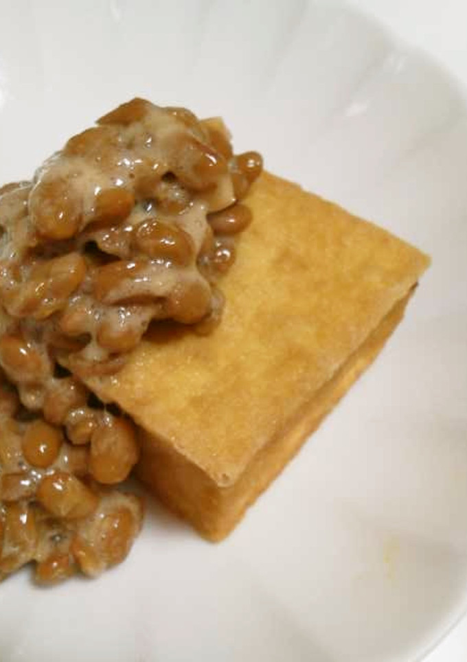 簡単おつまみ☆納豆厚揚げ-レシピのメイン写真