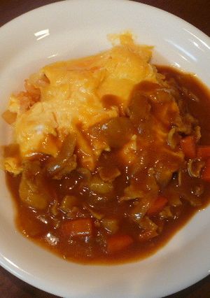 野菜ジュースでオムカレー-レシピのメイン写真