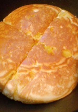 黄桃入りホットケーキ-レシピのメイン写真
