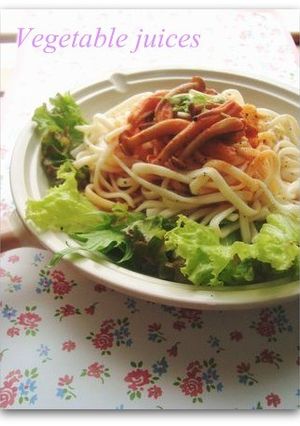 野菜ジュースで☆イタリアン風うどん♪-レシピのメイン写真