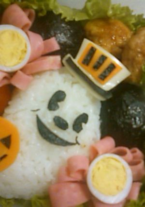 おばけミッキー(キャラ弁) ハロウィン♪-レシピのメイン写真