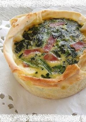 春巻きの皮deキッシュ-レシピのメイン写真