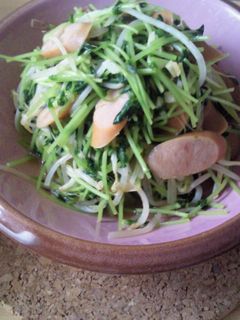 豆苗の炒め物☆-レシピのメイン写真