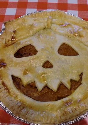 ハロウィンに パンプキンパイ-レシピのメイン写真