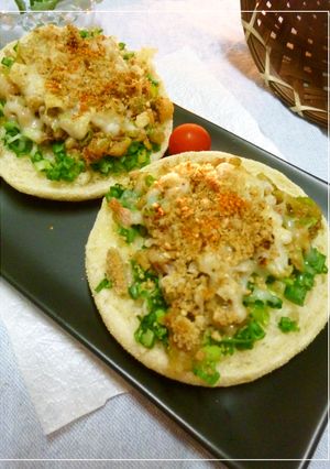 白菜と味噌の和風トースト　生姜風味-レシピのメイン写真