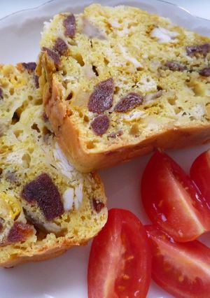 カレー風味のケークサレ-レシピのメイン写真