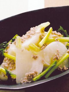 ~白だしで簡単~かぶのそぼろ煮-レシピのメイン写真
